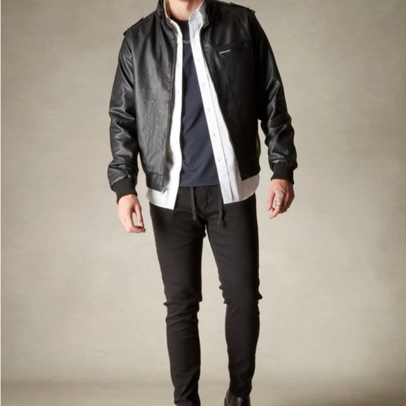 Men's genuine  Leather Iconic Racer Jacket
size 44 L - Picture 2 of 7